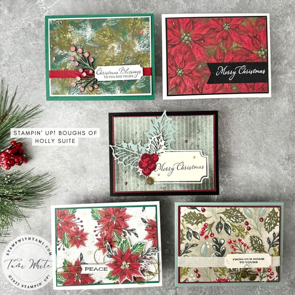 Boughs of Holly Card Set | Stampin Up Party