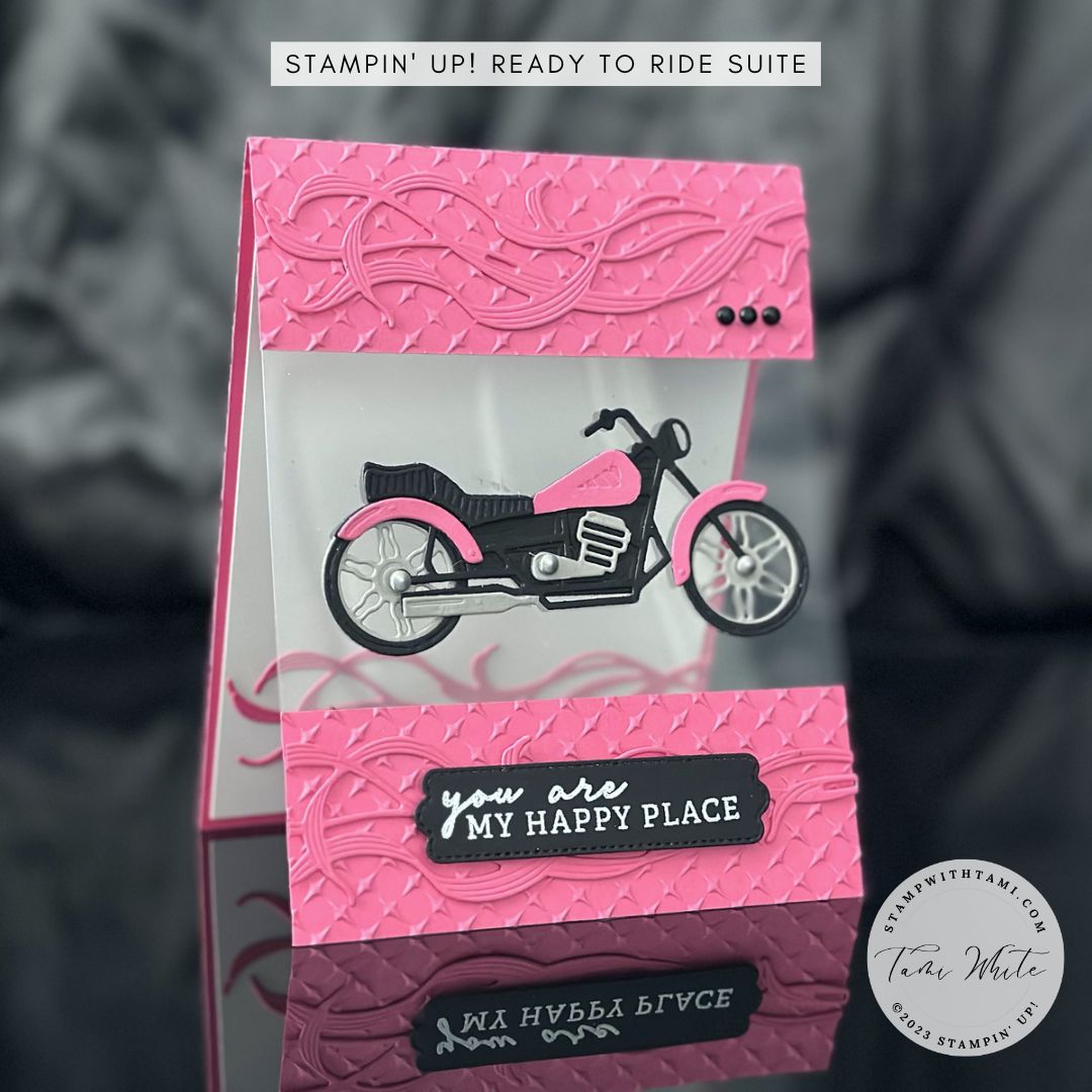 PINK FLOATING MOTORCYCLE