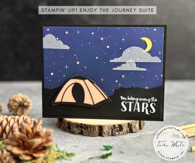 Tent Under the Stars Card from Enjoy the Journey | Stampin Up