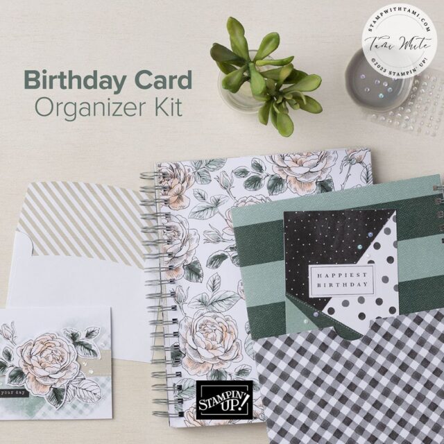 Stepping Up Kits: Birthday Card Organizer Kit - Stampin' Up