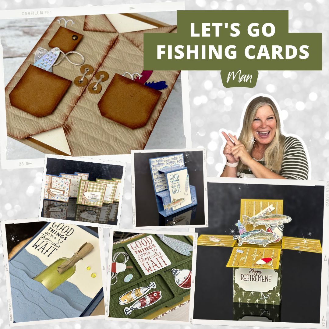 🔴 Create a Fishing Vest Card They'll Never Forget with the Amazing  Stampin' Up!'s Let's Go Fishing 