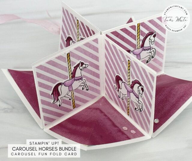Carousel Horses Clear Stamp and Cutting Dies for Card Making,diy Scrapbook  Craft
