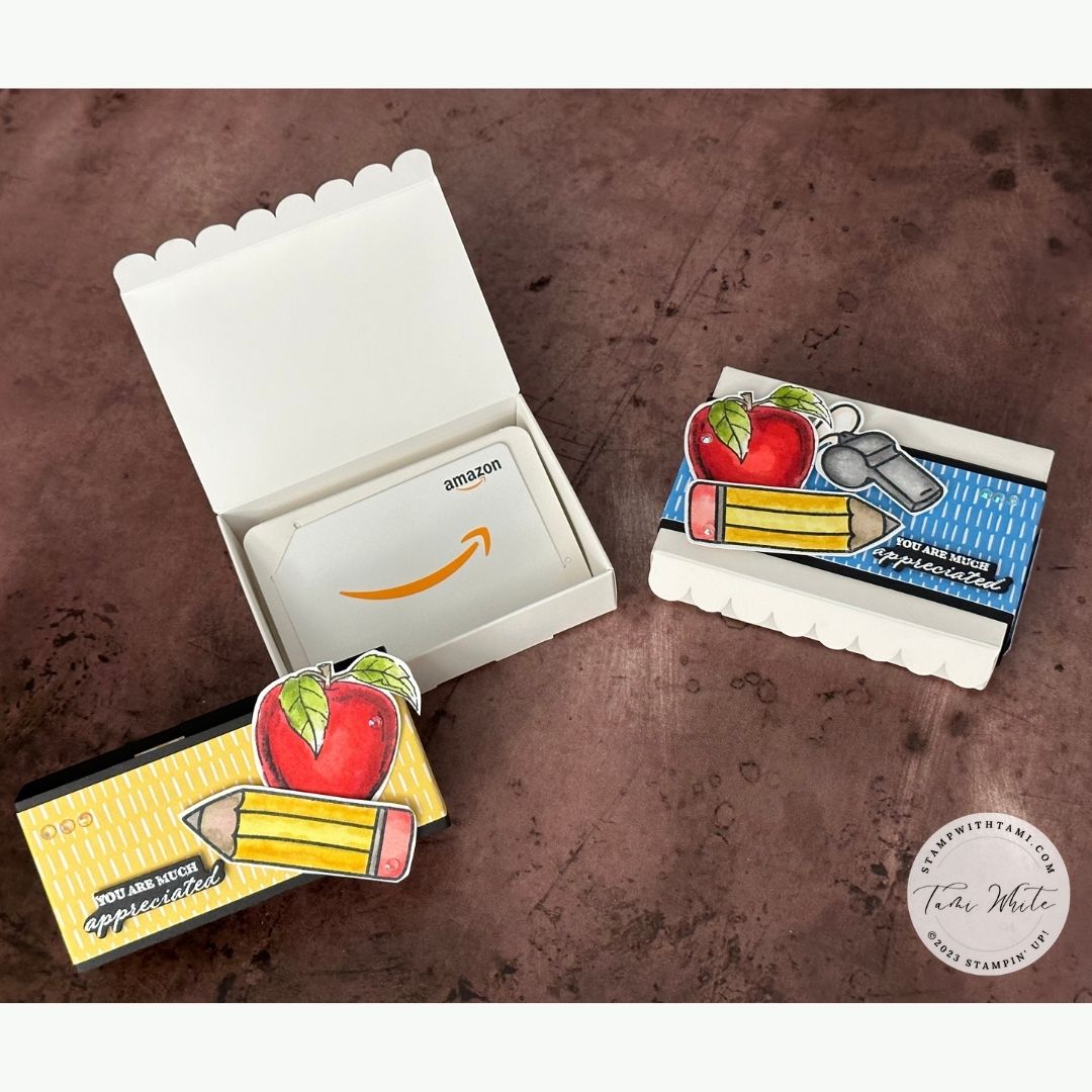 Gift Card Holder  Teacher – Color Box Letterpress