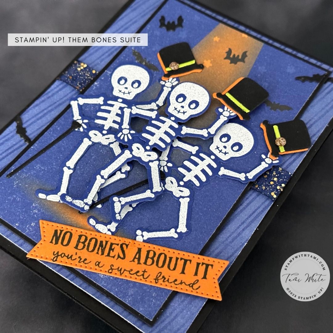 Dancing Skeletons Card [Them Bones Series #3]