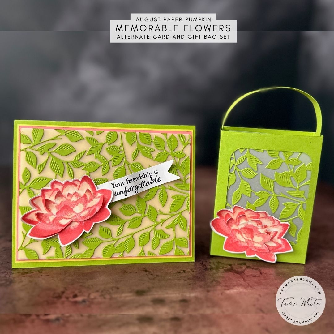 Meaningful Flowers Frosted Window Gift Set