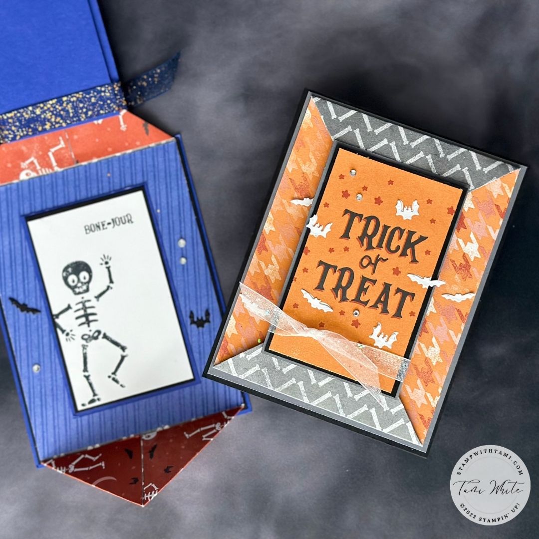 Halloween Double Point Fun Fold Cards [Them Bones Series #5 & 6]