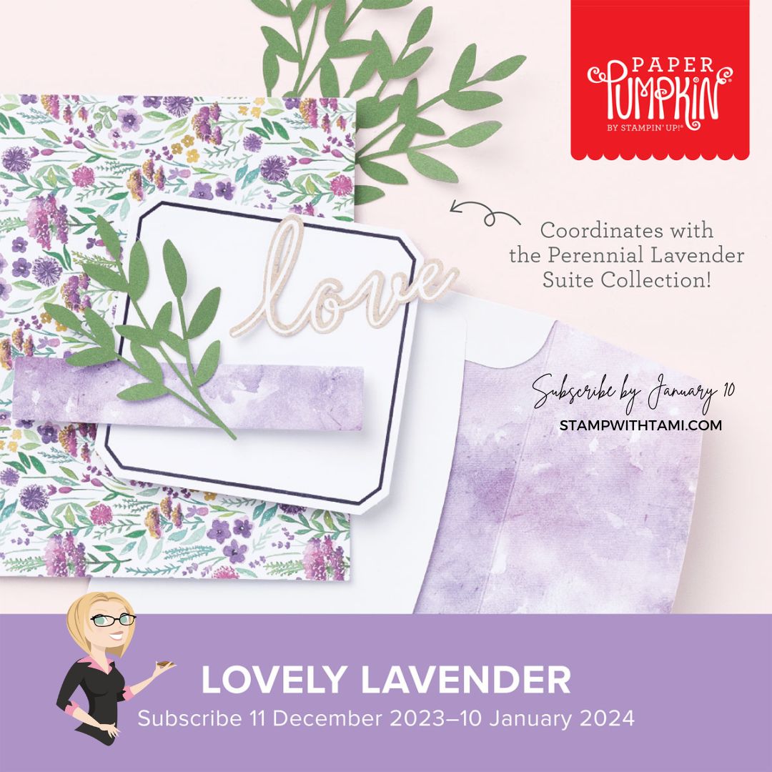 January 2023 Paper Pumpkin Kit - Lovely Lavender