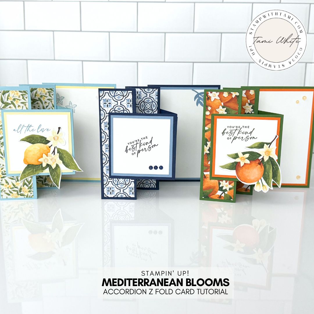 Iconic Imagery Cards – Accordion Z Fold Series #4 - Stampin