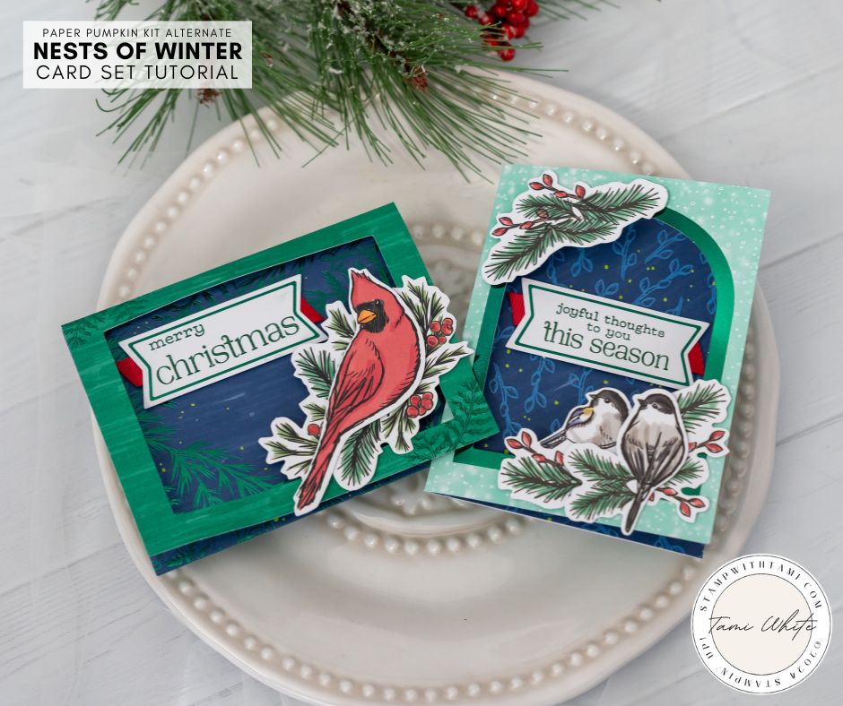 【未開封ペーパーラスト】STAMPIN' UP! カードストック 10冊セット Create a Beautiful Book Box & Card Set with Nests of Christmas