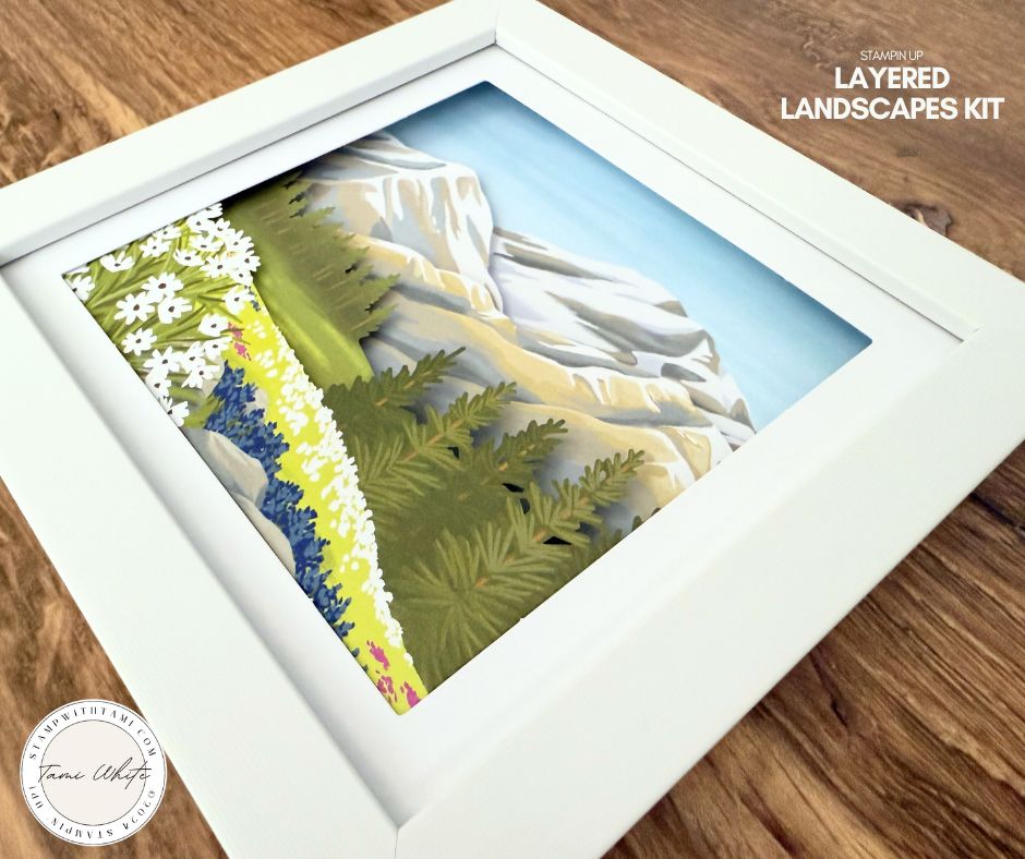 Make 3D Decor with the Layered Landscapes Kit - Stampin' Up