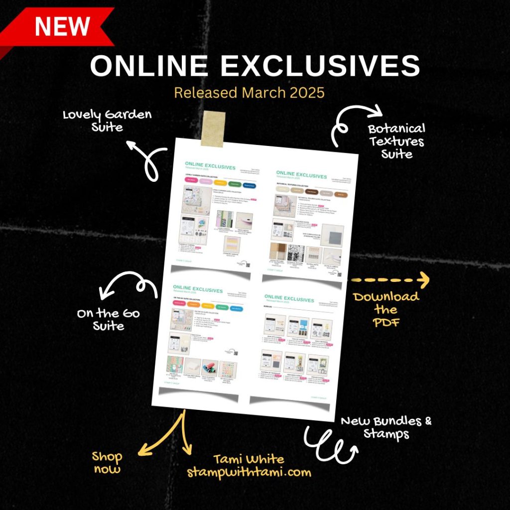 Online Exclusives Now Available! - Stampin' Up! Demonstrator: Tami