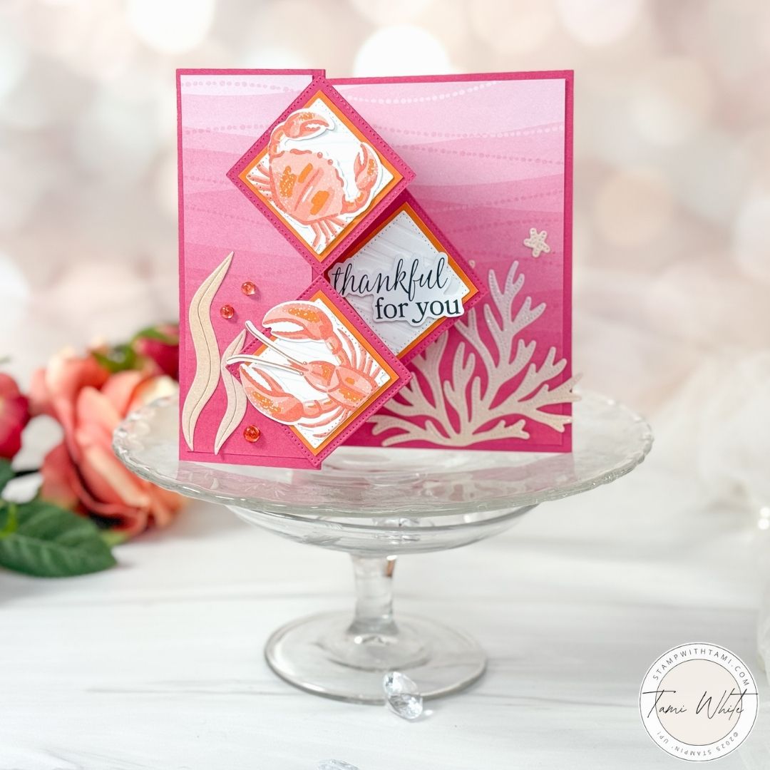 Ocean Friends Pop Out Z Fold Card Tutorial - Stampin' Up