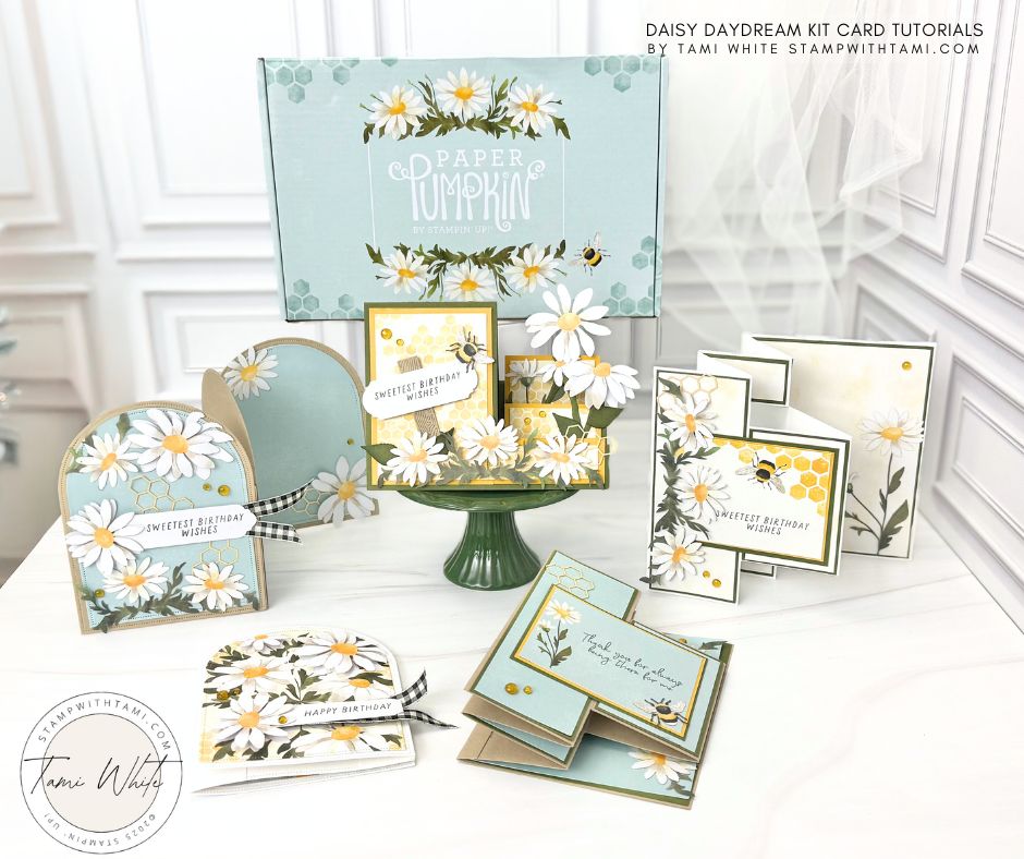 Side Step Card with Daisy Daydream Paper Pumpkin Kit - Stampin' Up