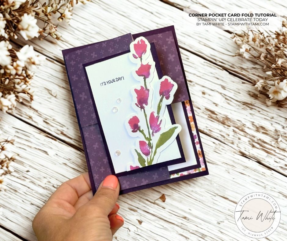 Corner Pop Up Cards with the Celebrate Together Scrapbooking Kit