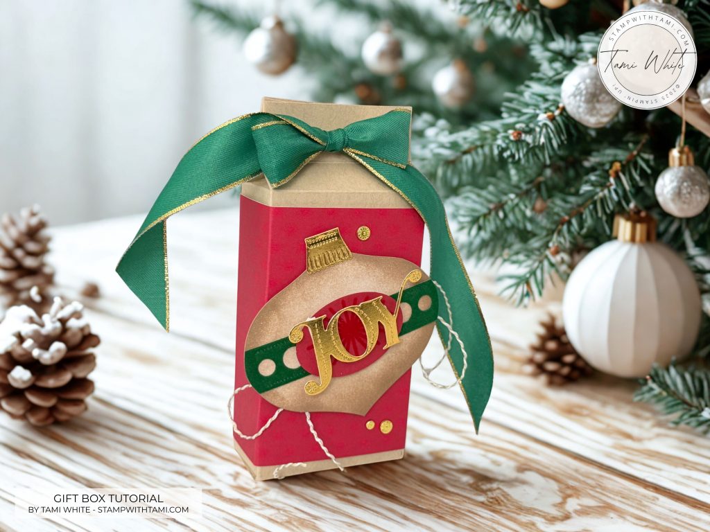 Cozy Christmas Gift Set Tutorial – Z Fold Card & Treat Box