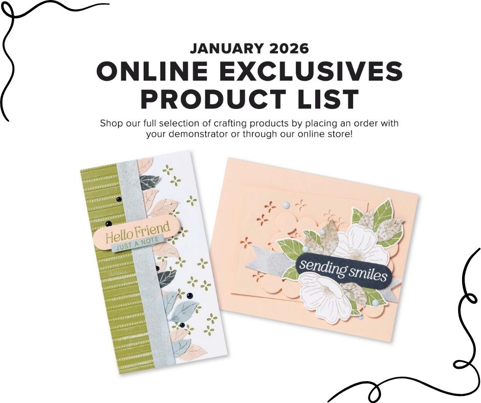 2026 January – April Mini Catalog & Online Exclusives Now