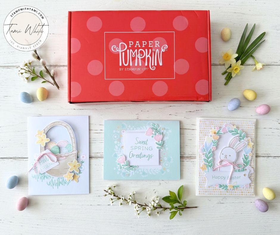 Easter Basket Pop Up Easel Fold Card - Stampin' Up! Demonstrator