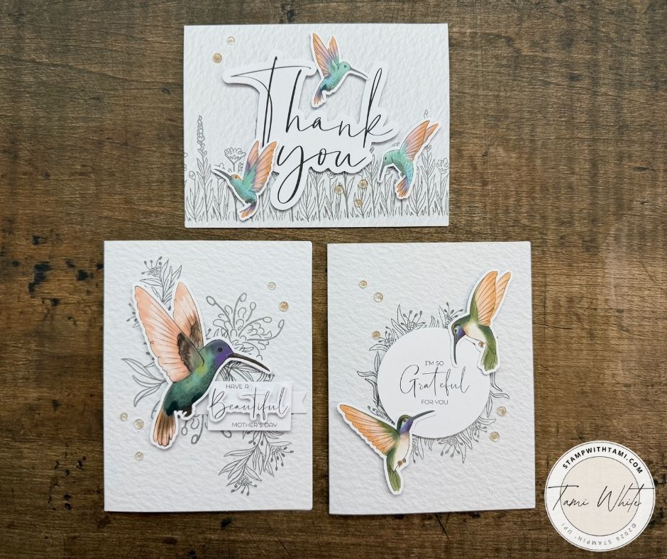 Fluttering Garden Paper Pumpkin Alternate Card Set | Handmade Card
