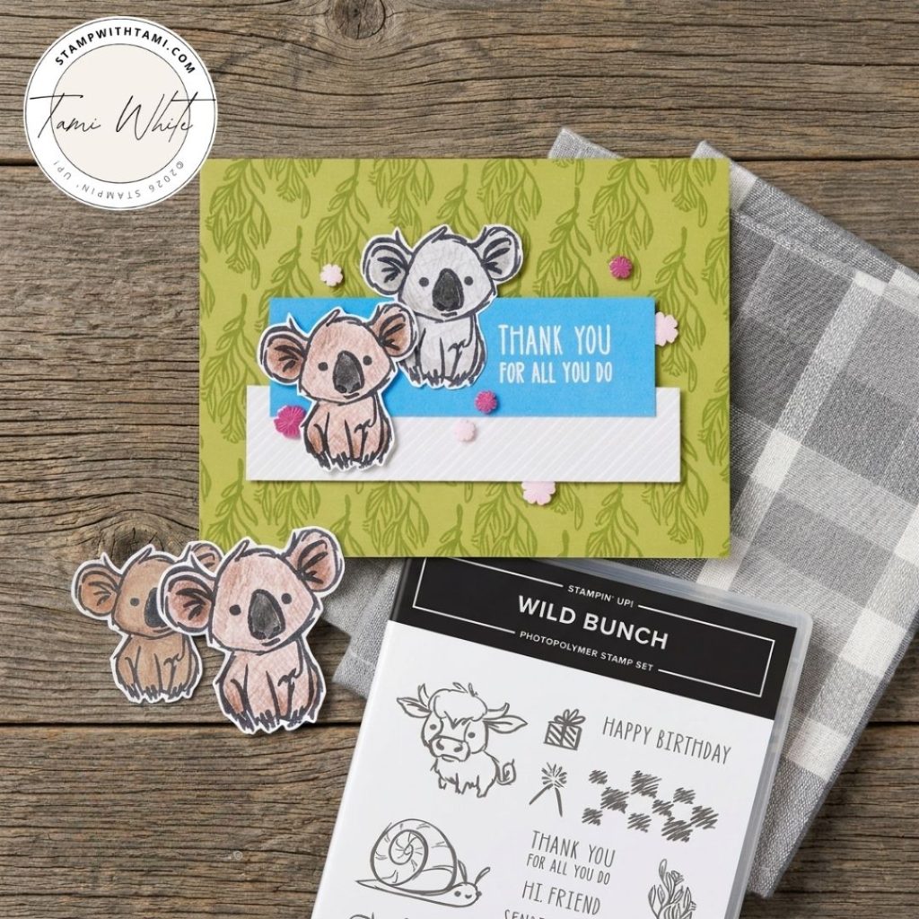 June Product of the Month: Wild Bunch Stamp Set - Stampin' Up