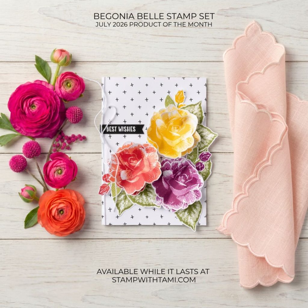 July Product of the Month: Begonia Belle Stamp Set - Stampin' Up