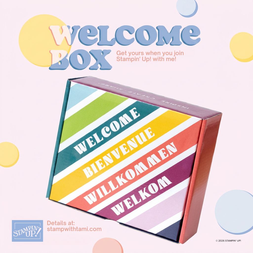 BIG NEWS! Stampin' Up! Introduces a Surprise Welcome Box for New
