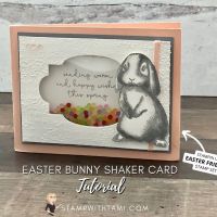 Bunny Shaker Card Bunny Shaker Card
