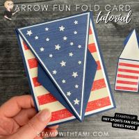Stars & Stripes Patriotic Arrow Card Stars & Stripes Patriotic Arrow Card
