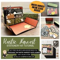 RUSTIC HARVEST STATIONERY BOX CLASS RUSTIC HARVEST STATIONERY BOX CLASS