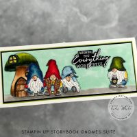 STORYBOOK GNOMES SLIMLINE CARD STORYBOOK GNOMES SLIMLINE CARD