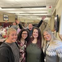 Demonstrator Support Team Photobomb