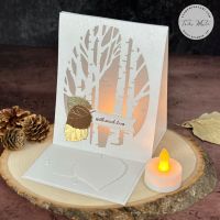 ASPEN TREES TEA LIGHT #4 ASPEN TREES TEA LIGHT #4