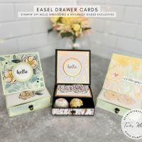 EASEL DRAWER BOX CARD EASEL DRAWER BOX CARD