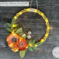 ILLUMINATED WREATH OF BLOOMS KIT ILLUMINATED WREATH OF BLOOMS KIT