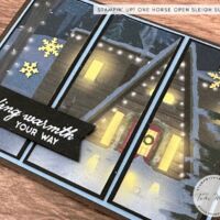 ONE HORSE OPEN SLEIGH TRIPTYCH ONE HORSE OPEN SLEIGH TRIPTYCH