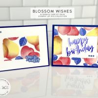 BLOSSOM WISHES FLOATING FRAMES CARD SET BLOSSOM WISHES FLOATING FRAMES CARD SET