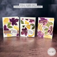 ALL ABOUT AUTUMN CARDS 1-3 ALL ABOUT AUTUMN CARDS 1-3