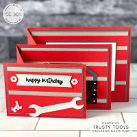 Trusty Tools Cascading Pleats Card CASCADING PLEATS SERIES #5