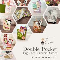 Diagonal Double Pocket Tag Cards Diagonal Double Pocket Tag Cards