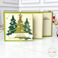 FILLED WITH JOY ACCORDION FOLD CARD