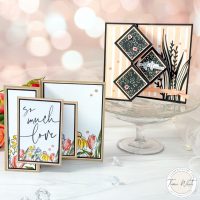MIXED MEDIA FLORALS POP OUT Z FOLD CARD MIXED MEDIA FLORALS POP OUT Z FOLD CARD
