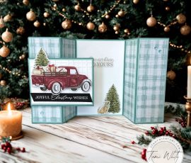 ROAD TO CHRISTMAS DOUBLE GATEFOLD TUTORIAL SERIES
