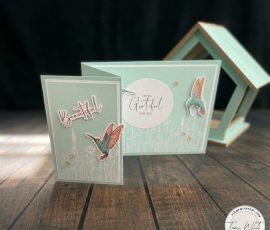 FLUTTERING GARDEN Z FOLD CARD FLUTTERING GARDEN Z FOLD CARD