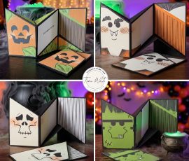 SPOOKTACULAR MIURA FOLD CARD SET TUTORIAL SPOOKTACULAR MIURA FOLD CARD SET TUTORIAL